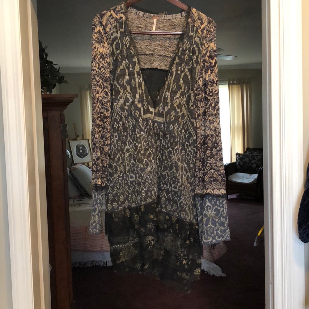 Free People Long Sweater